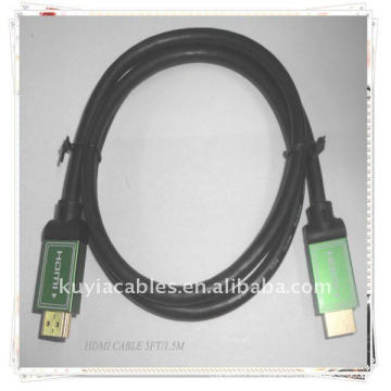 Cable HDMI Premium Ethernet + 3D Cable perfecto para HDTV, reproductor Bluray, Playstation 3, XBOX 360, Soporta tecnología 3D.